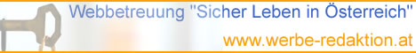 Webbetreuung der Plattform Sicher Leben in Österreich - werbe-redaktion