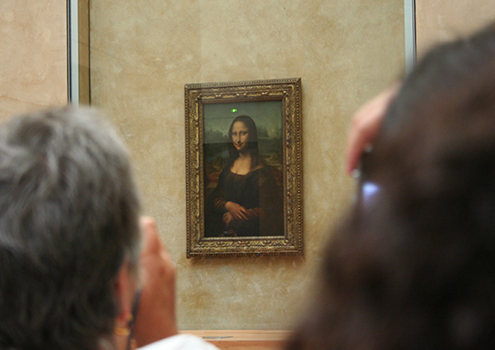 Mona Lisa im Louvre in Paris,  Werbe-Redaktion/A. Prinz