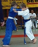 Judokampf bis 28 Kilo