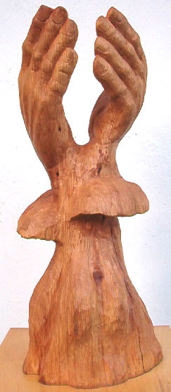 H�nde "Himmel" aus der Serie "mani naturae"