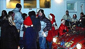 Mit den Eislaufschuhen zur 2CV-Lilli