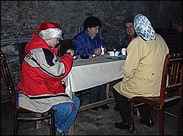 Pause und Tee-Plausch